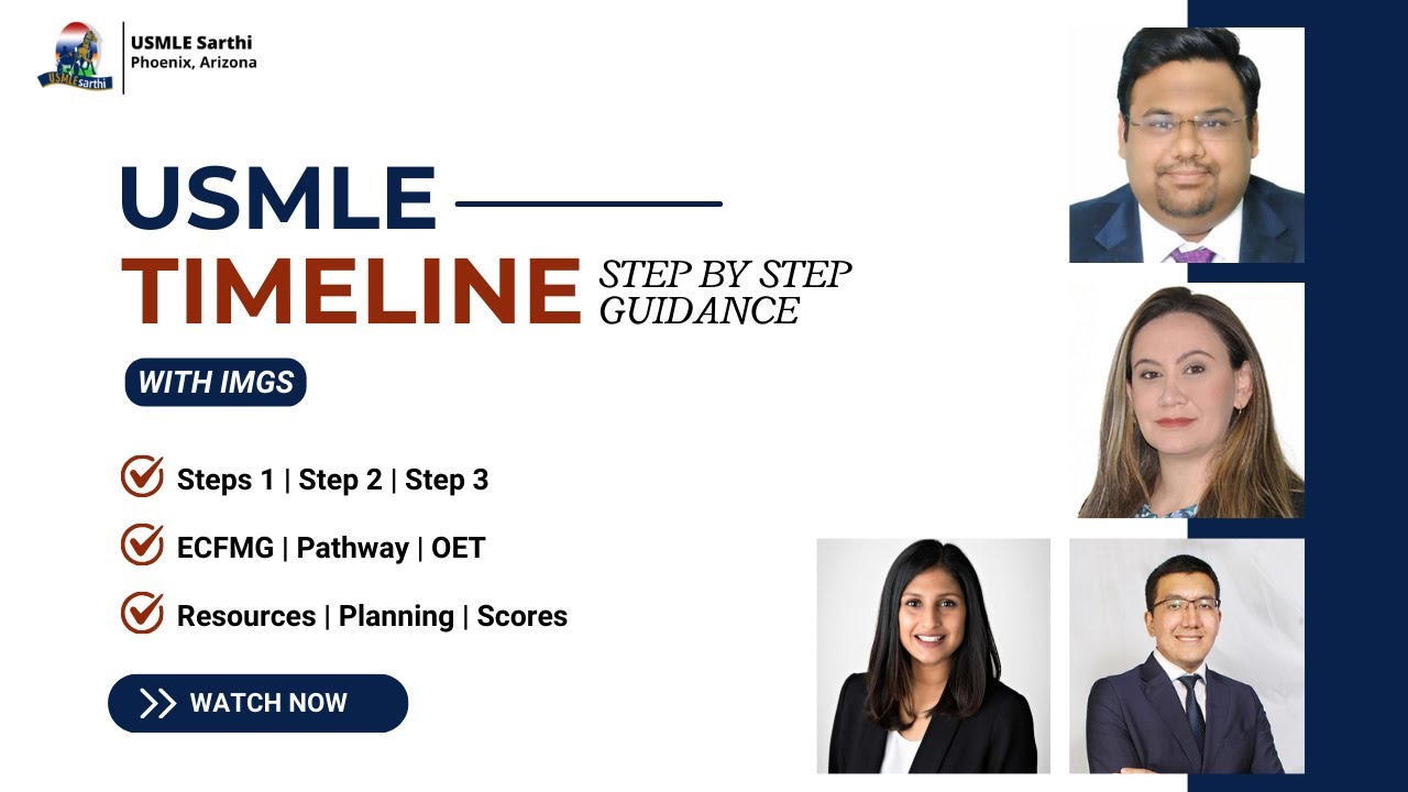 USMLE Timeline: ECFMG | Steps 1 | Step 2 | Step 3 | Pathways | OET | Resources