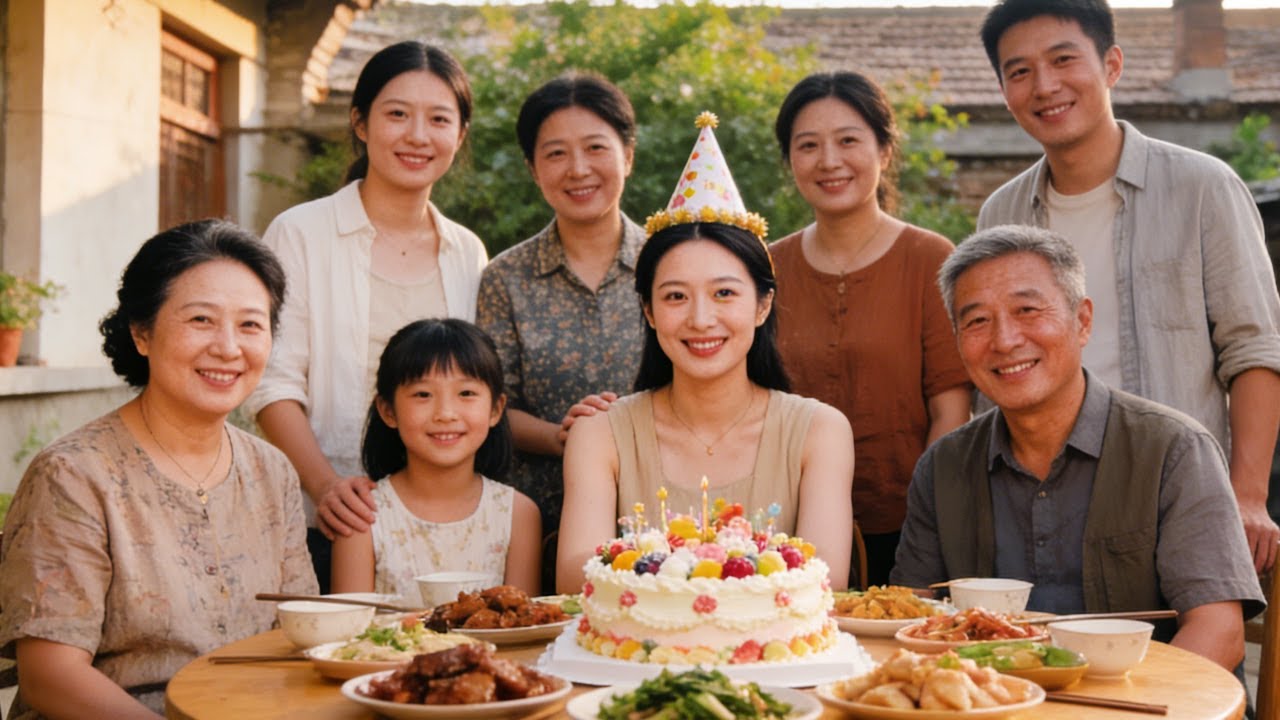 感恩所有遇见与陪伴，生日迎来美好新岁，老公孩子送上暖心祝福！