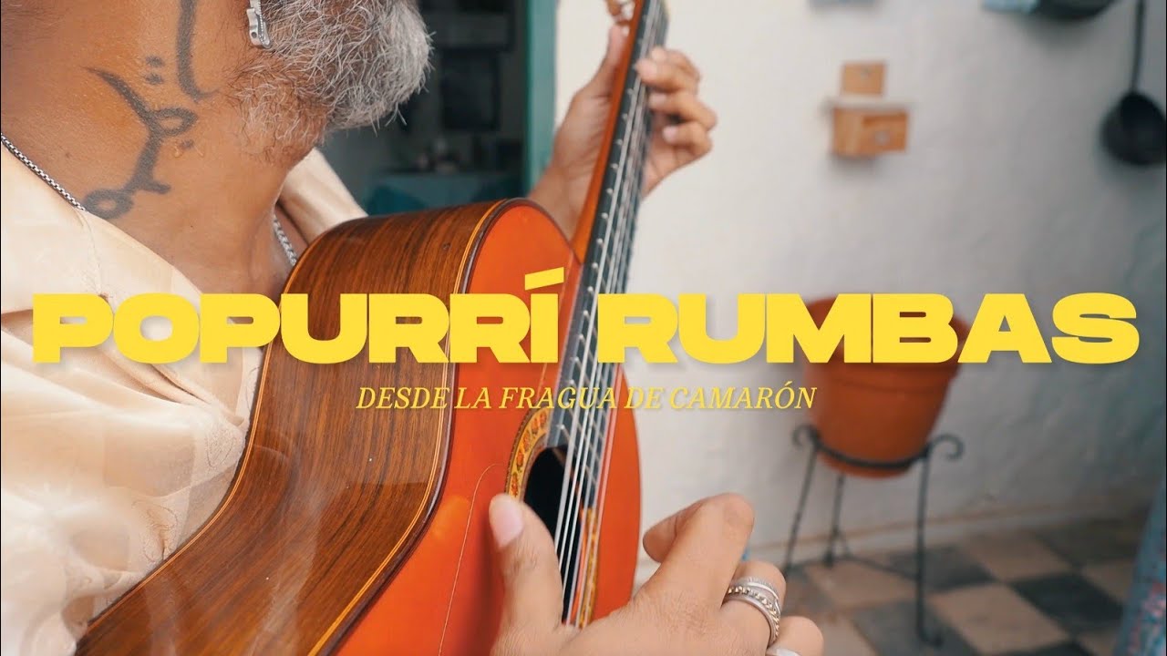 POPURRÍ de RUMBAS en la Fragua de CAMARÓN | Pelu Monje y Encarna Anillo | Rumba Flamenco Guitar