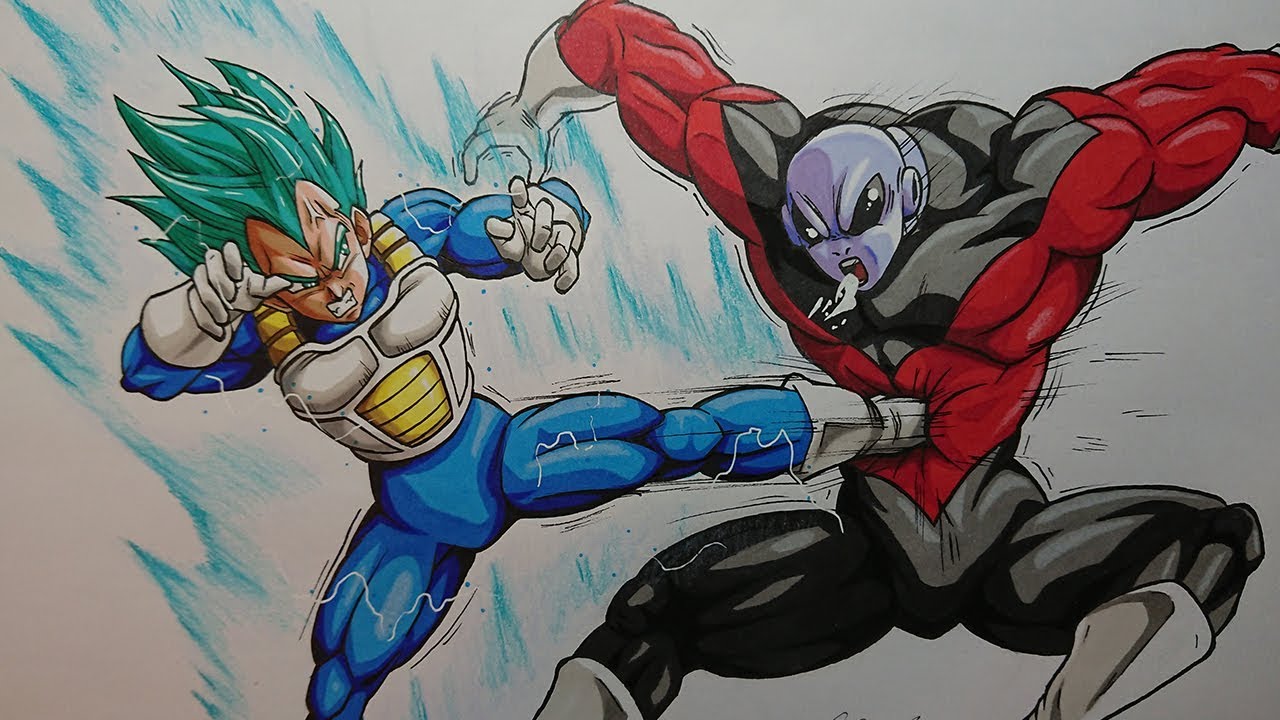 Vegeta vs Jiren - Drawing | Dragonball Super Episode 122
