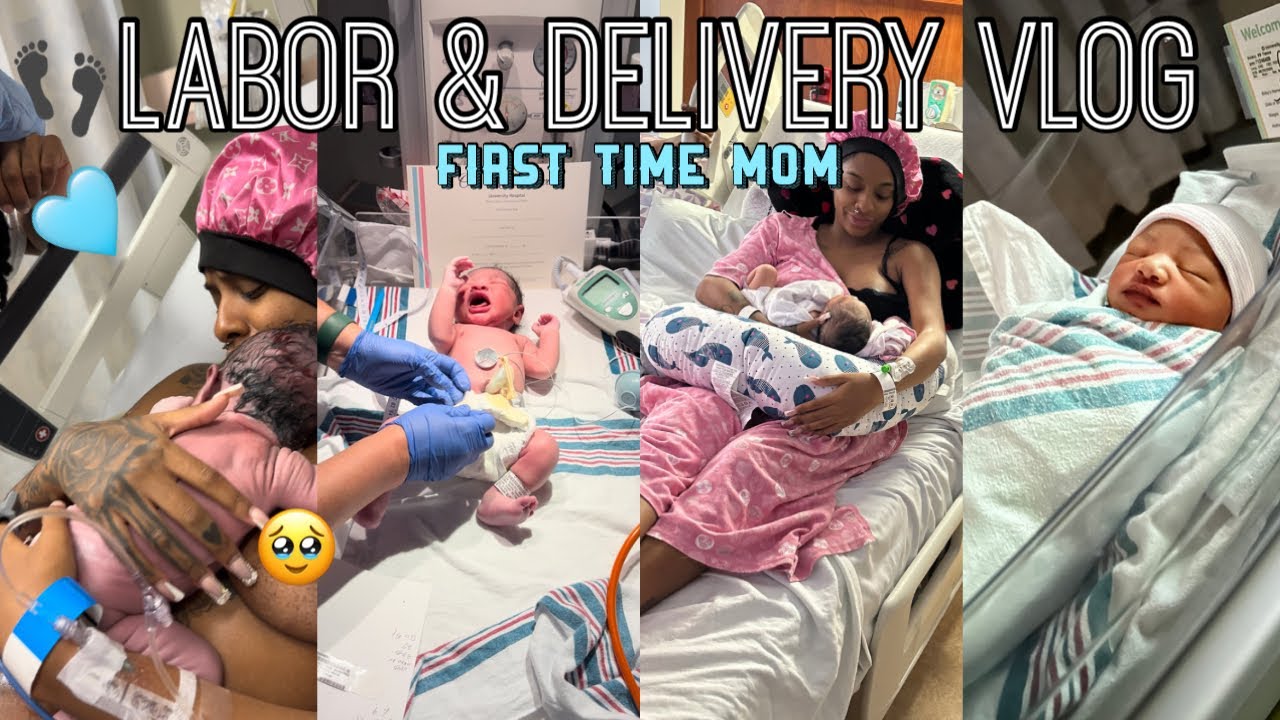 LABOR AND DELIVERY VLOG|Birth Vlog + Postpartum Experience|First Time Mom|FT:TEMU|TiannaMarie