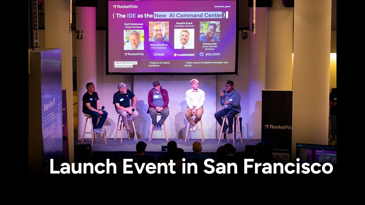 Inside the RocketRide Launch Event in San Francisco 🚀