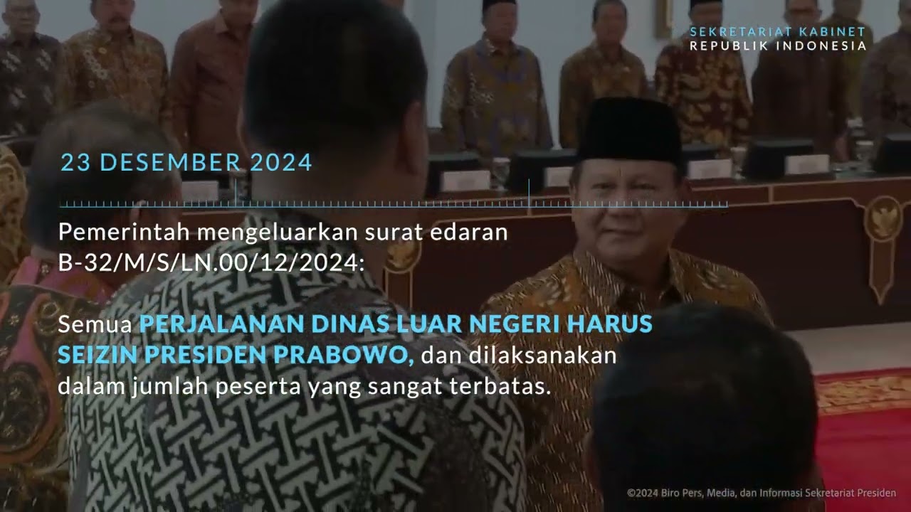Pencapaian 100 Hari Kerja Kabinet Merah Putih “Semangat Membangun Negeri”