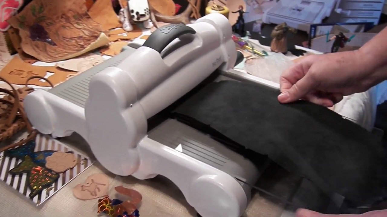 SIZZIX BIG SHOT VIDEO PART 1, YES You Can Cut & Emboss Leather on  A Sizzix Big Shot!