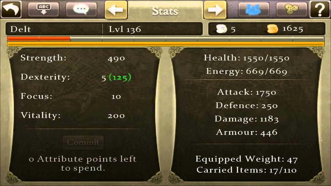 Celtic Heroes - Stats And Skills for Ranger