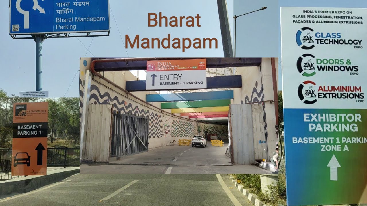 Best Route to reach Pragati Maidan | Bharat Mandapam car parking | IITF | AAHAR | ACETECH | IFSEC
