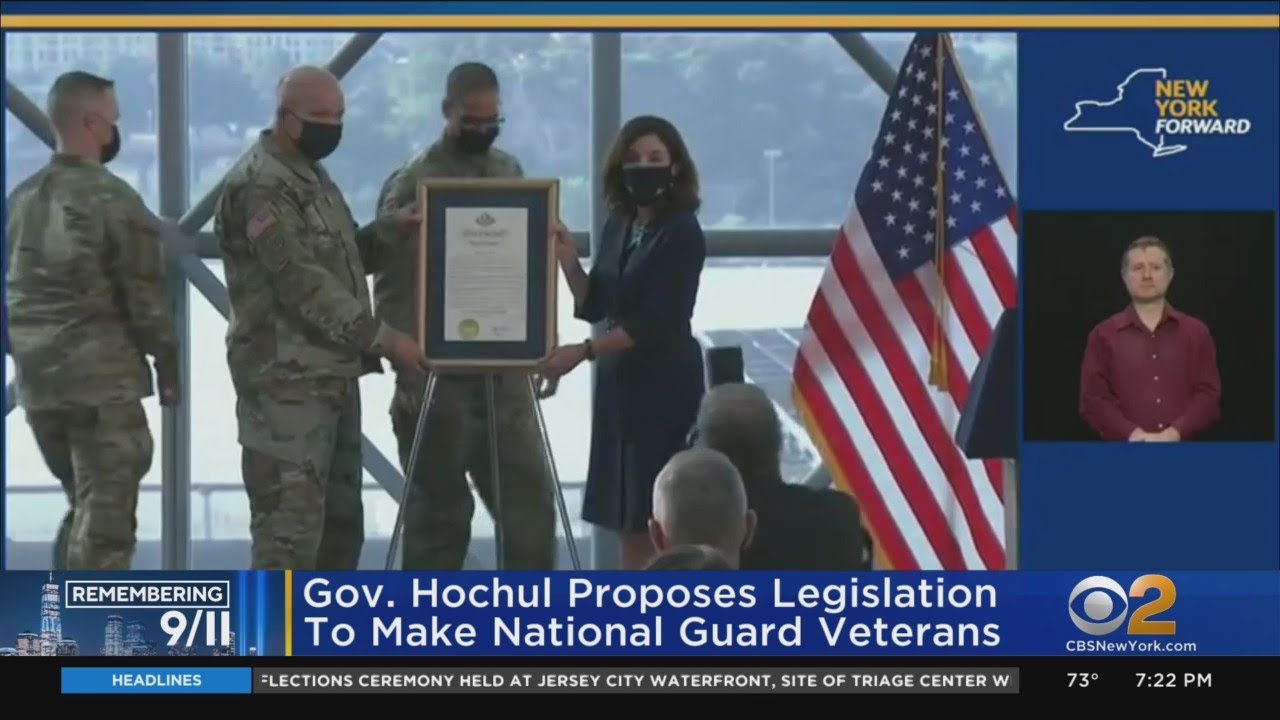Gov. Hochul Proposes Legislation To Make National Guard Veterans