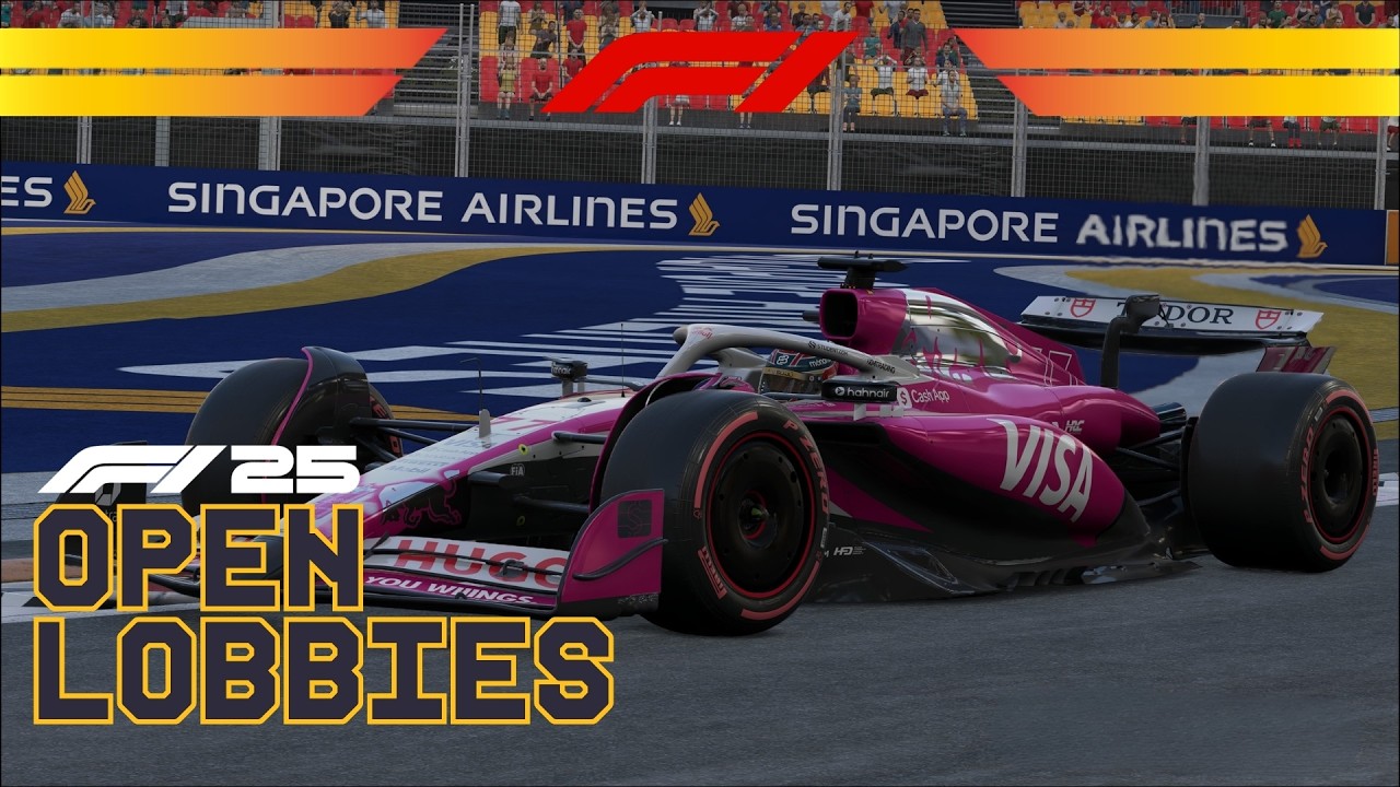 OPEN LOBBIES F1 25 RACING BULL ROSA | H ESPORTS FAMILY