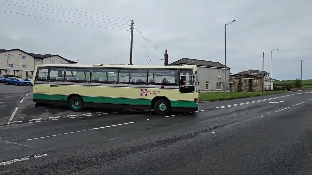 Merseyside - Duple Dominant IV bodied Tiger EKA220Y Leaving for home 28.4.2024 - Leyland National 52