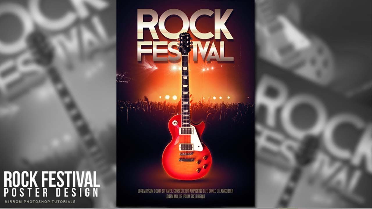 Create a Rock Festival Poster Design in Photoshop
