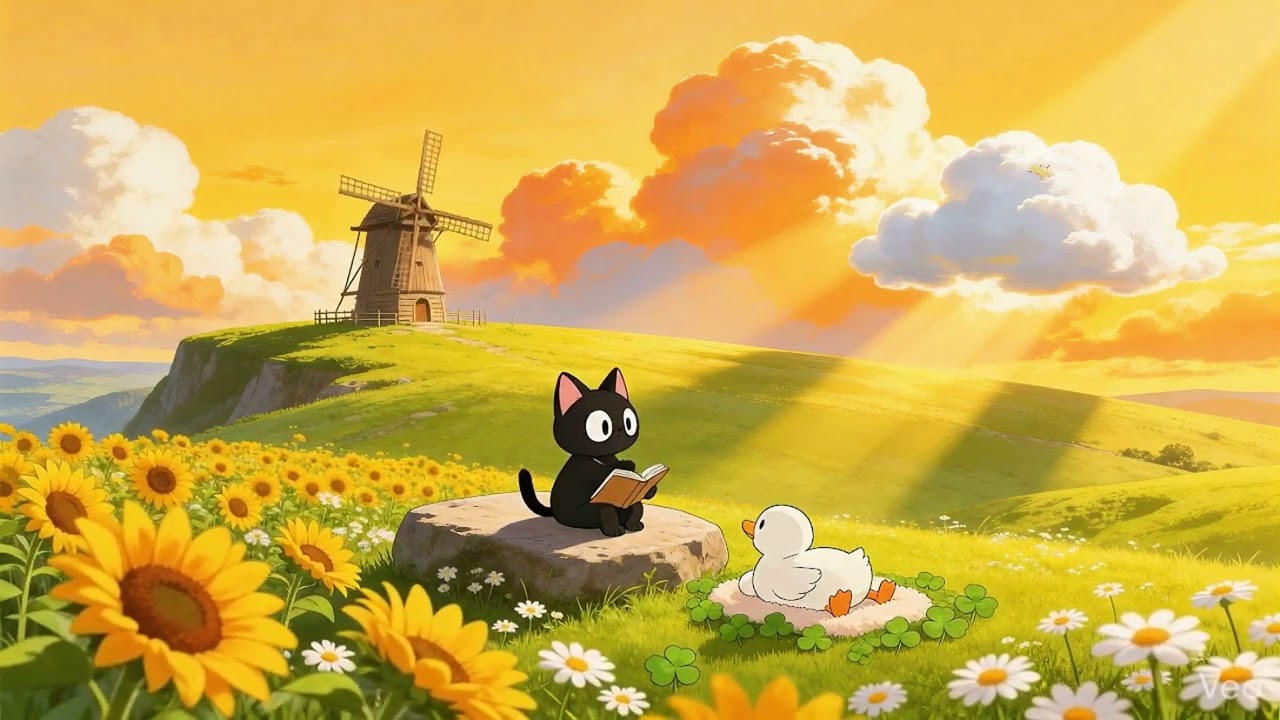 Your dreams are blooming in the light. 🌻 Sunny Golden Hour Lo-fi for Study, Focus