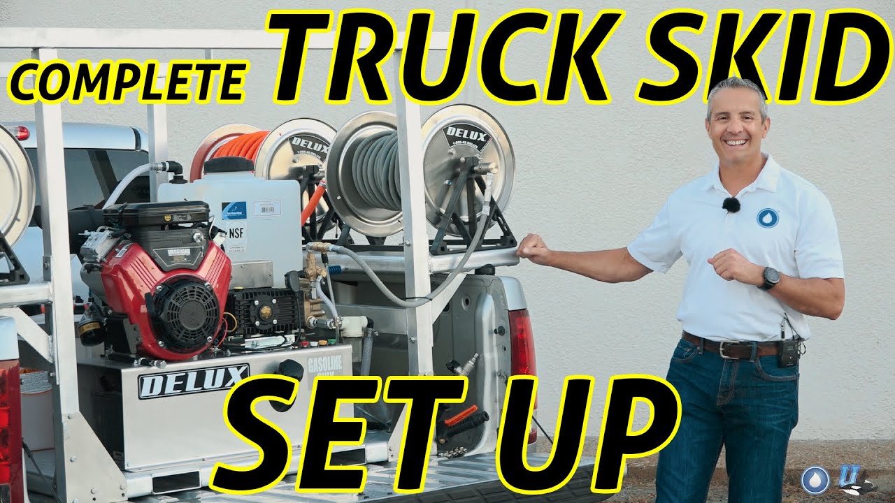 Complete Power Wash & Soft Wash Truck Skid Setup