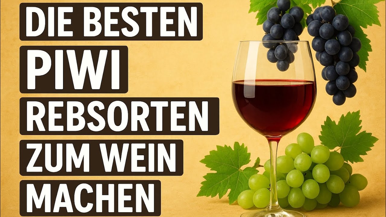 Wein selber machen mit diesen Rebsorten | PIWI Power