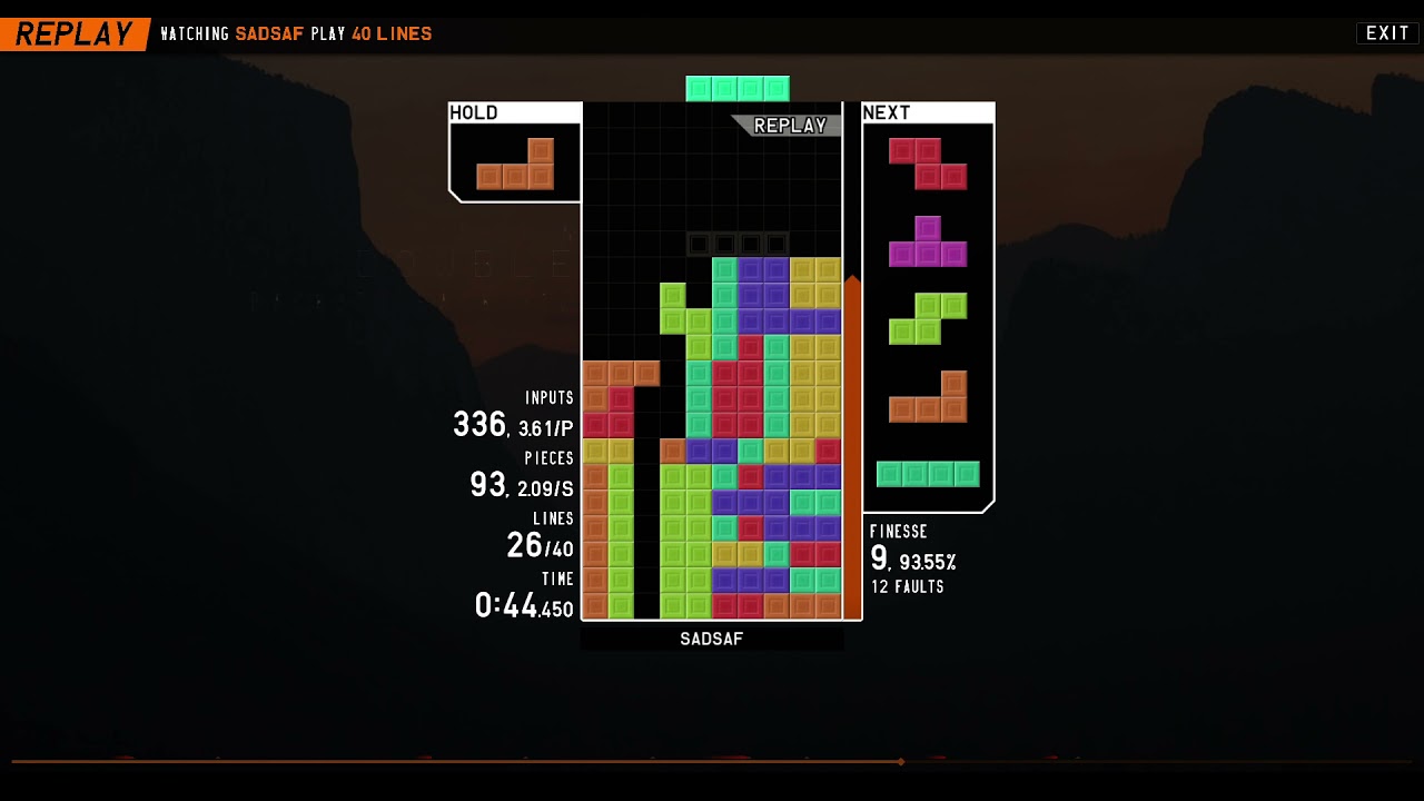 [TETR.IO] 40 LINES 20 TSD