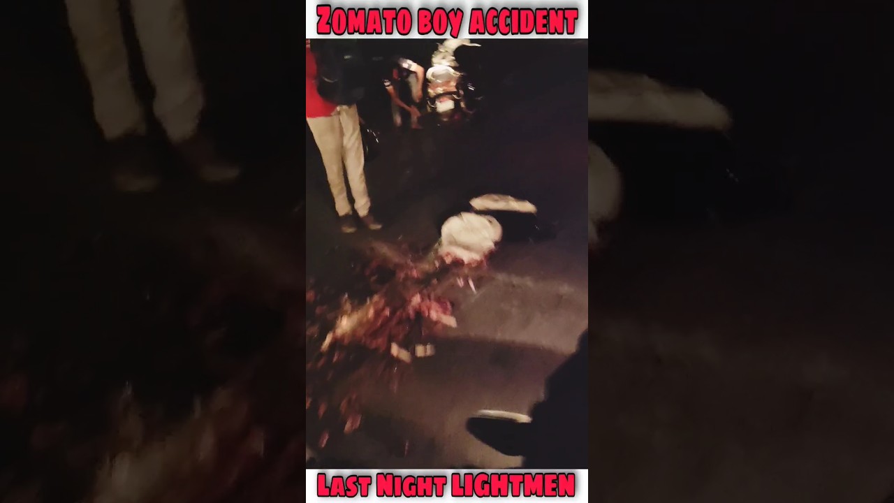 Zomato🚚 Boy Accident😫 wait For End ll Moto Vlog ll #shorts #youtubeshorts #shortvideo #vlog