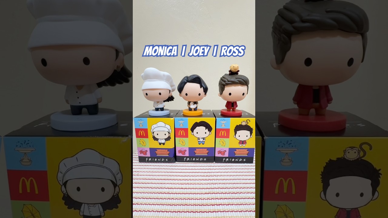 Happy Meal от Friends x McDo | Моника, Джоуи и Росс 