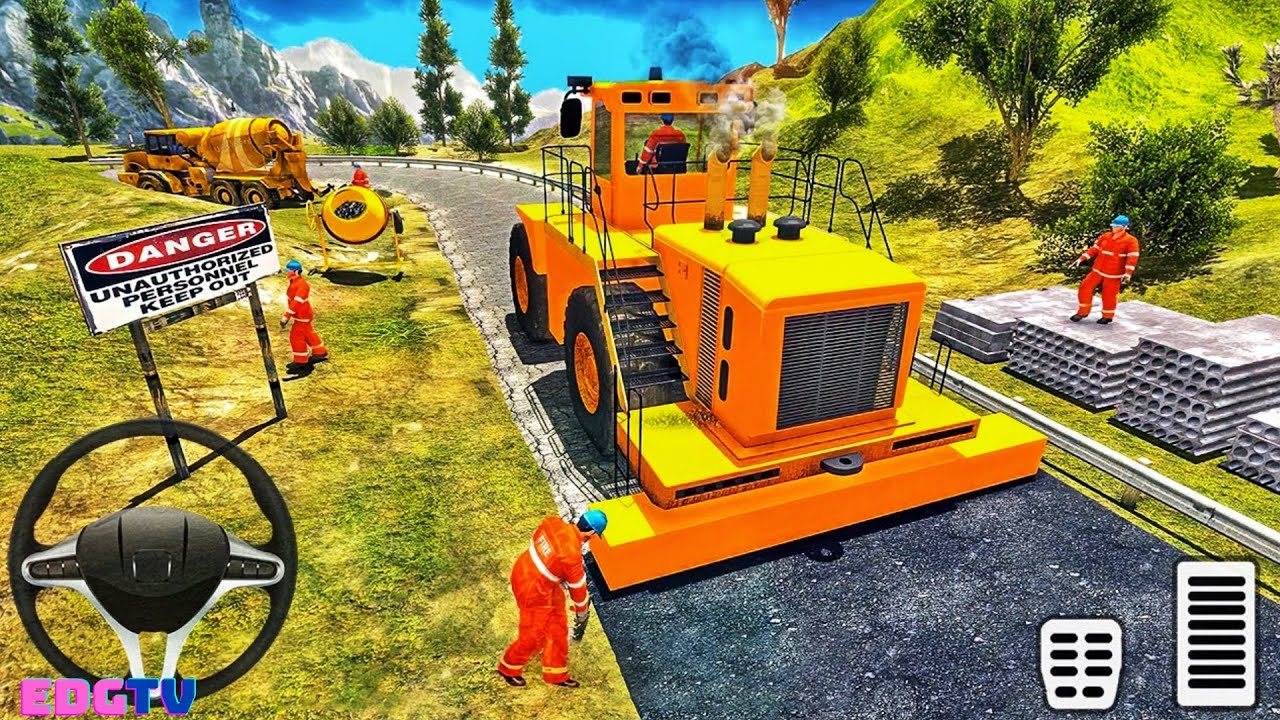 Uphill Road Construction Construction Simulator 2021 [HD] - Android Gameplay eDroidGameplaysTV