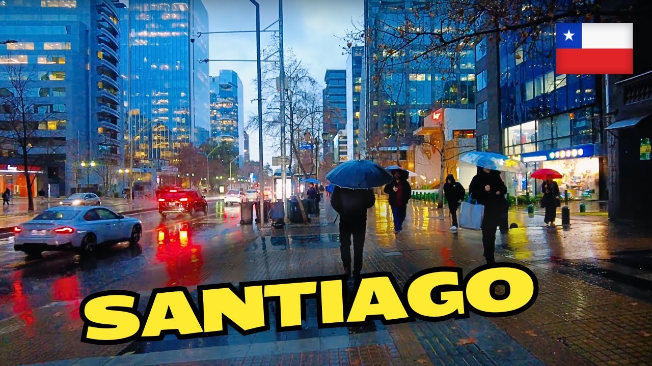 Es Santiago?? | Santiago bajo la lluvia | Las Condes