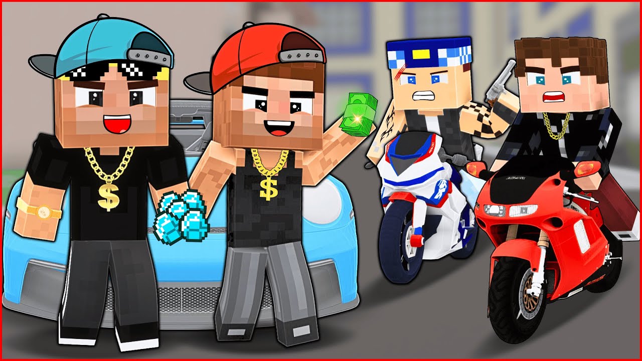 ARABA ÇETESİ VS MOTOR ÇETESİ! 😱 - Minecraft