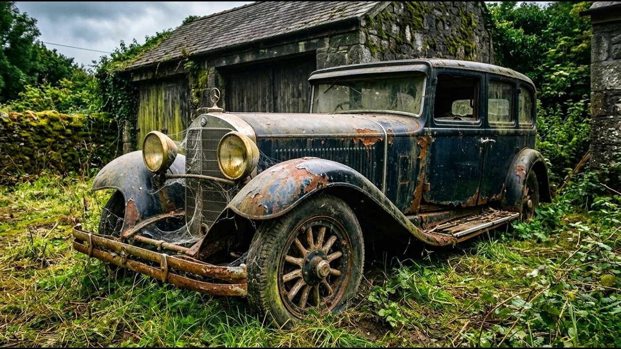 ASMR Restoration of a FORGOTTEN 1929 Mercedes-Benz 460 Nürburg — The First Popemobile!