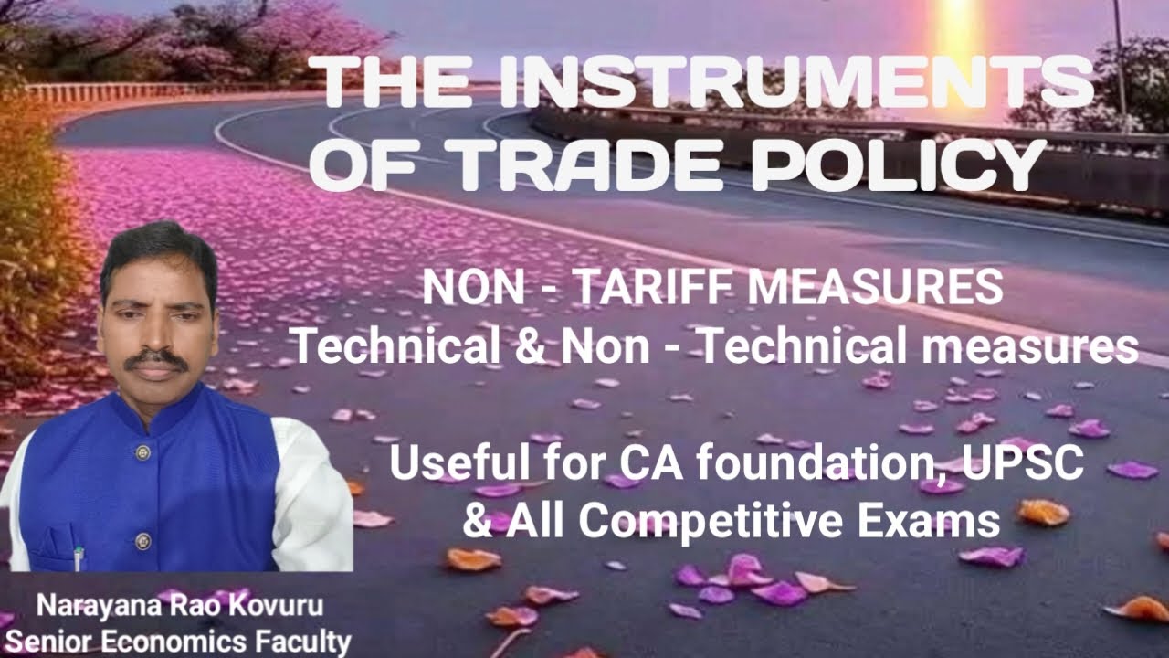 Non - Technical measures under Non - Tariff measures 