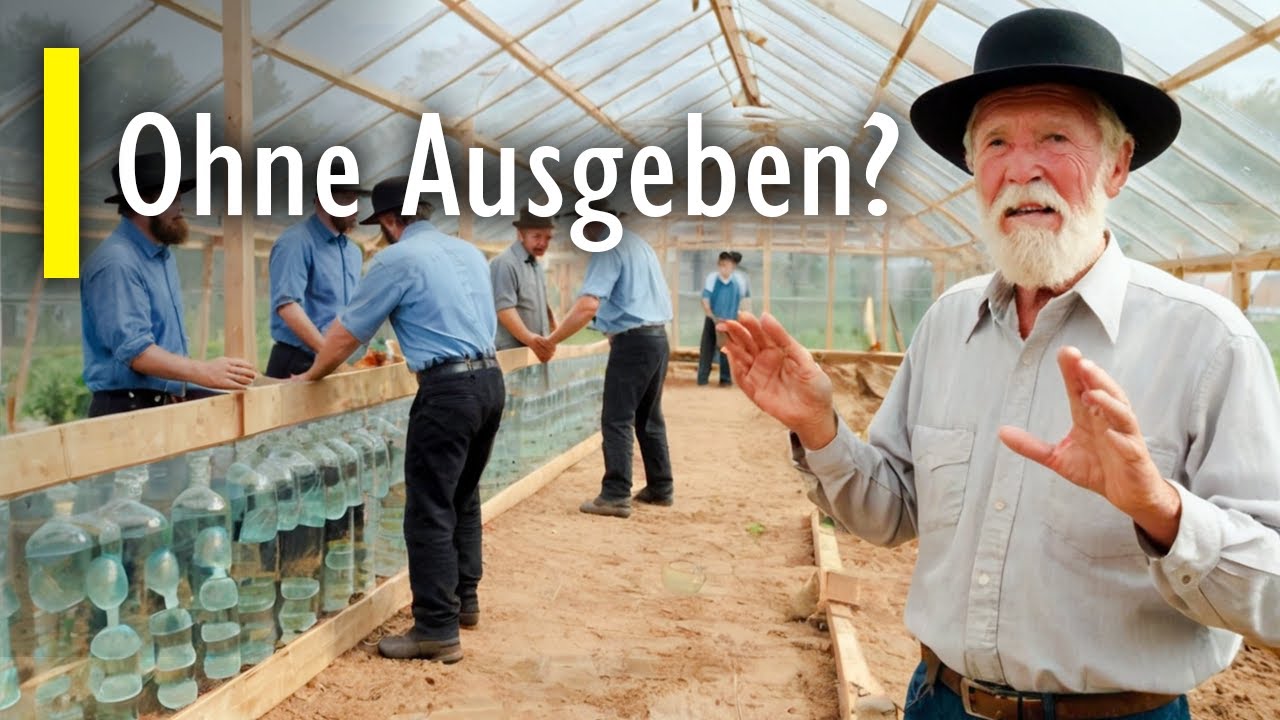 Entdecke, Wie Die Amish Gewächshäuser Ohne Maschinen Bauen