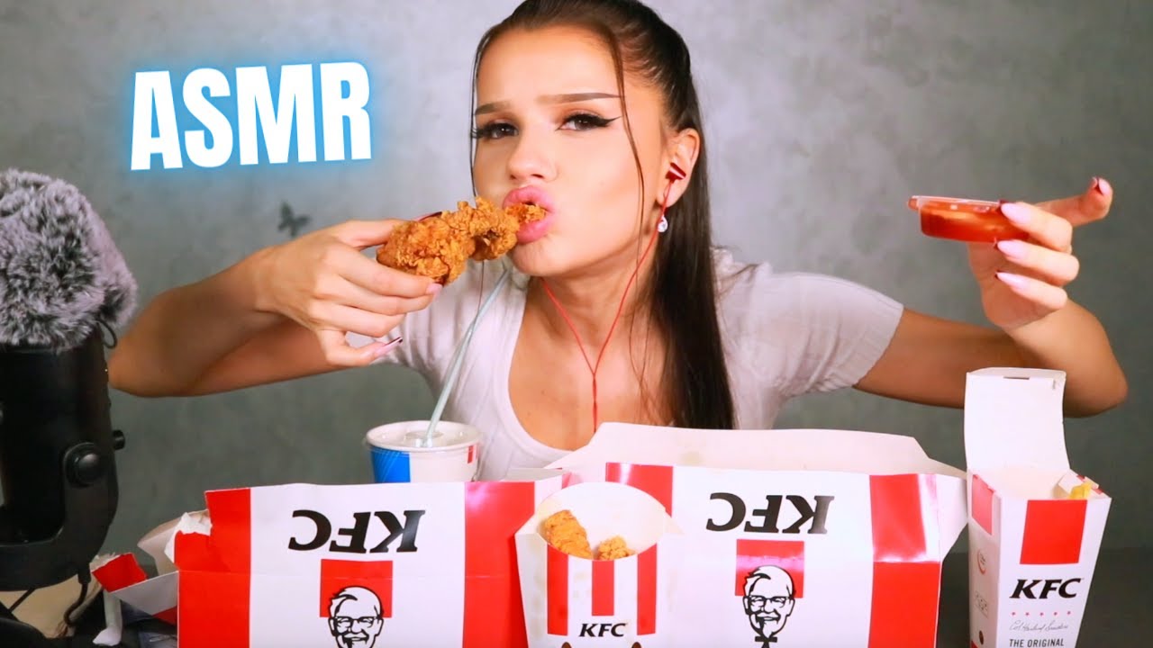 ASMR COMIENDO KFC