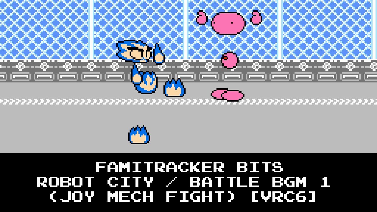 Famitracker Bits - Robot City / Battle BGM 1 (Joy Mech Fight) [VRC6]