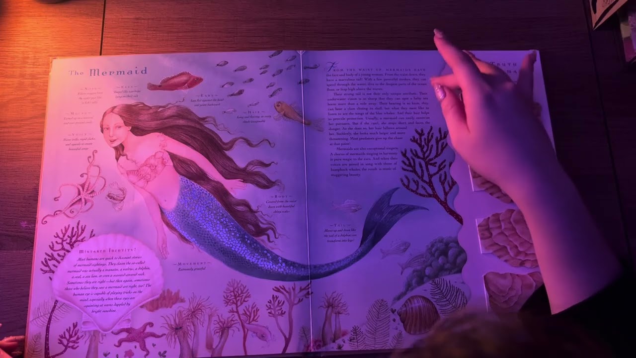 ASMR Mermaid's Secret flip through! 🧜‍♀️