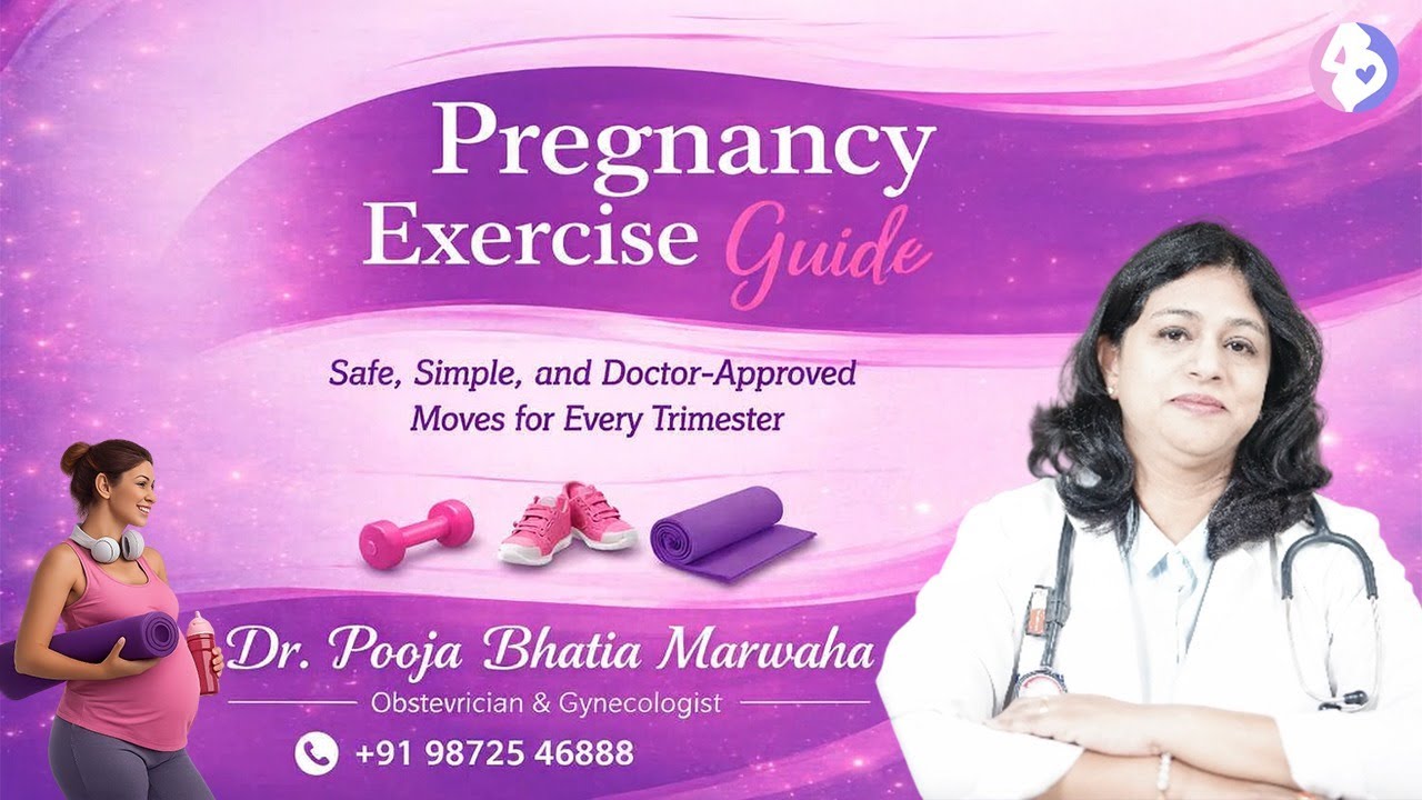 Pregnancy Exercises for Every Trimester 🤰 | Expert Guidance by Dr. Pooja Bhatia Marwaha