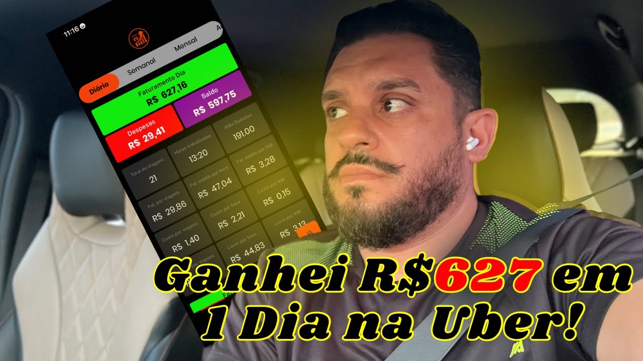 UBER com BYD Dolphin na PRÁTICA: Quanto Lucrei em um Dia?