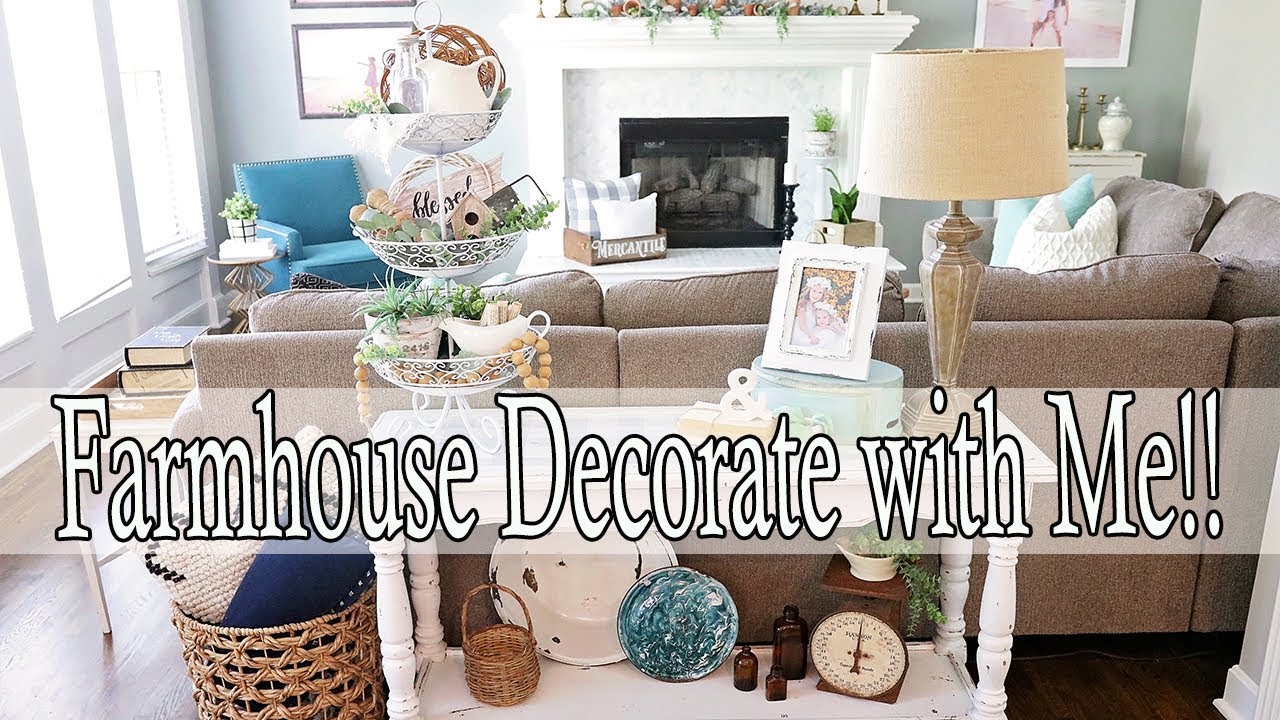 Farmhouse Decorating Ideas ⭐ Decorate with Me 2019