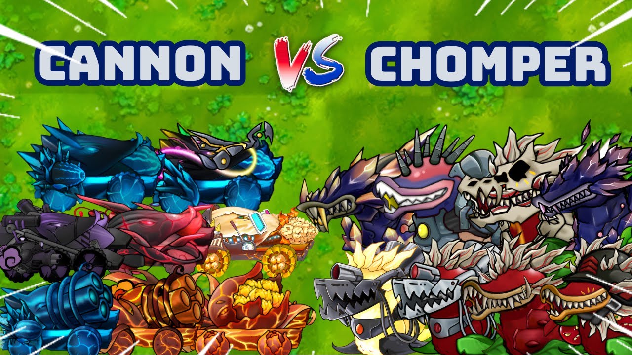 PvZ1 Fusion 3.2 Challenges!!! Team CHOMPER Vs Team CANNON | Who Will Win???