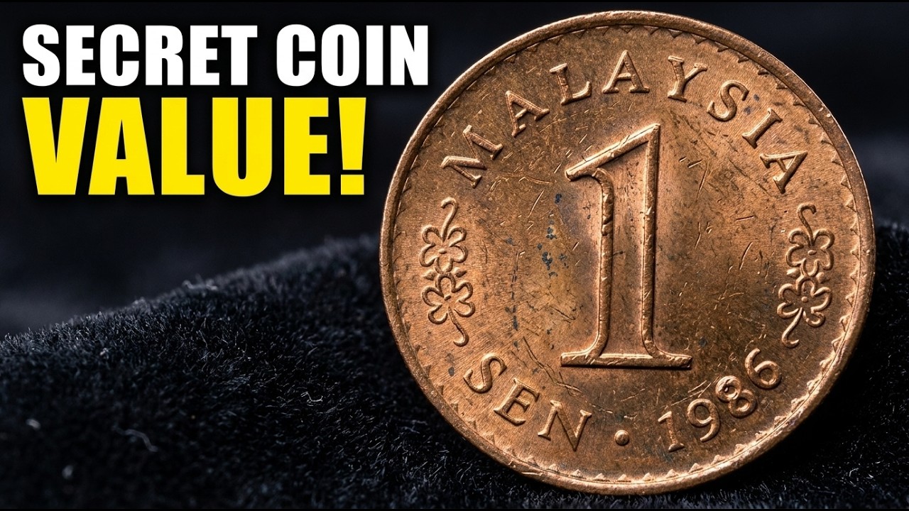 Rare 1986 Malaysia 1 Sen Coin Worth Money. Hidden Coin Value Collectors Are Hunting