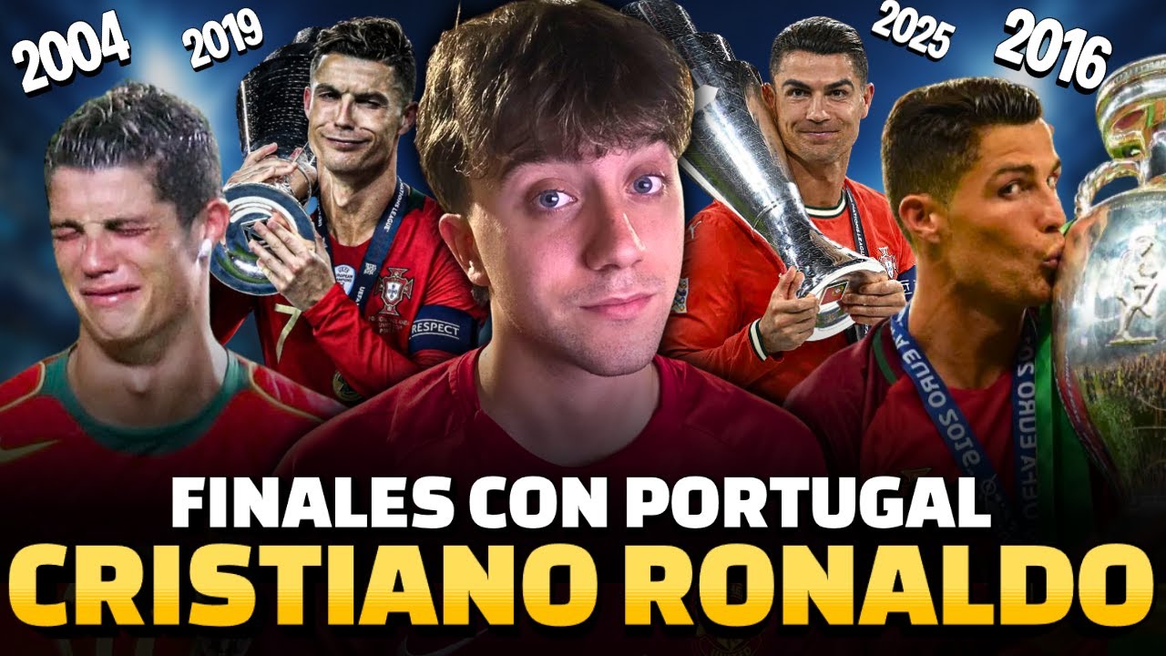 TODAS las FINALES de CRISTIANO RONALDO con PORTUGAL (2004-2025) - REACCIÓN | thomyadan