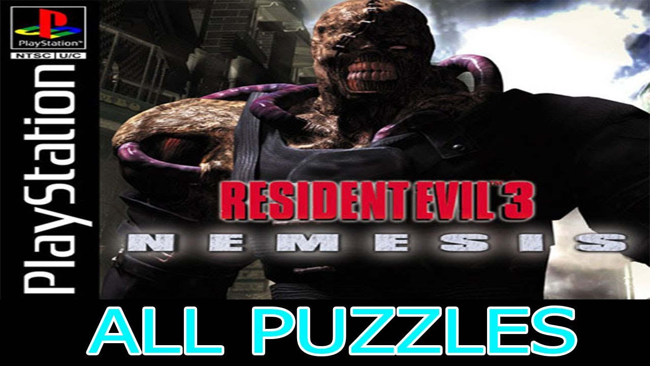 Resident Evil 3 Nemesis (PS1/1999) (ALL PUZZLES)