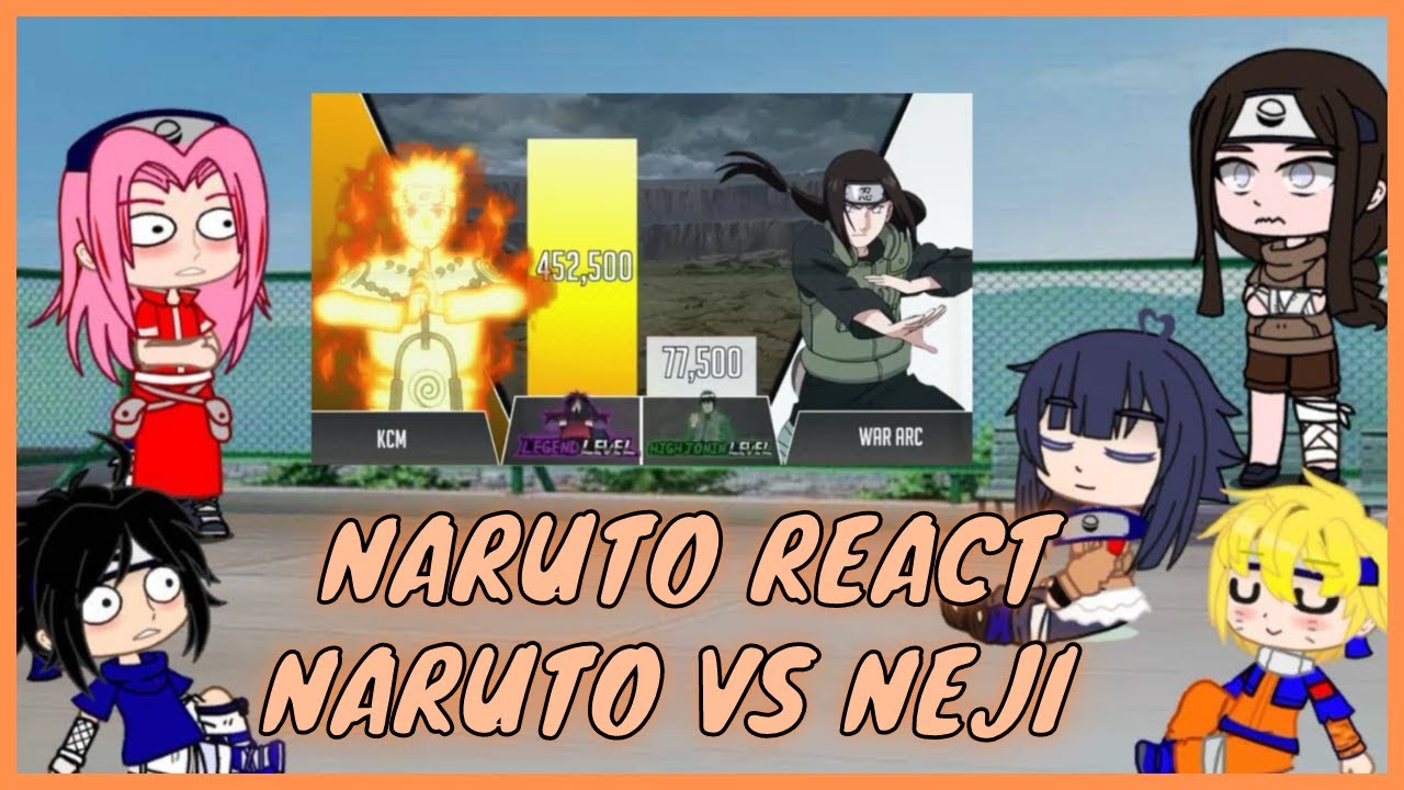 Naruto react Naruto vs Neji 🦊 Naruto reage a Naruto vs Neji 🍥 Top Animes 🦊 Gacha club