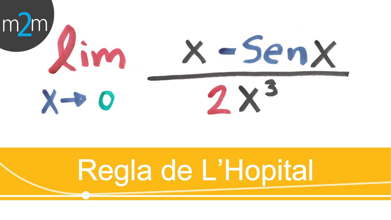 Derivar una funciRegla L' Hopital │ejercicio 3