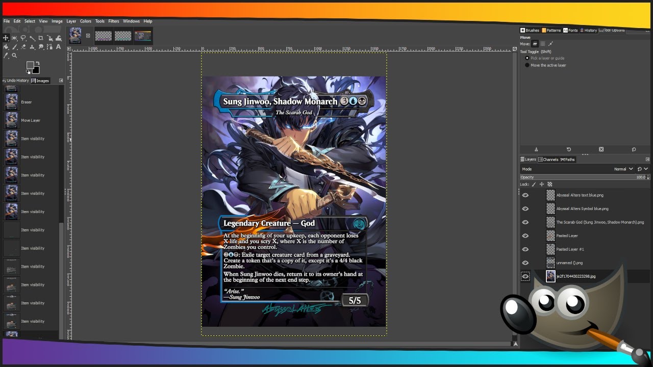 GIMP Tutorial Guide | Altering Magic the Gathering Proxies