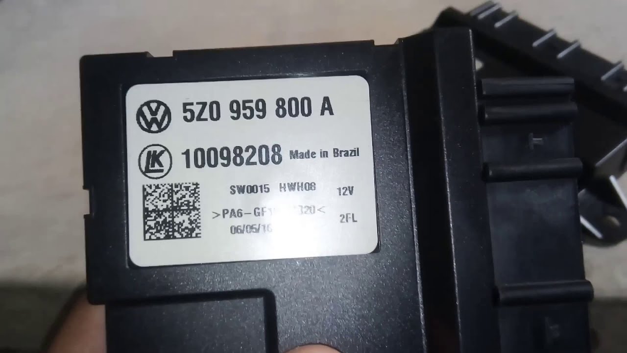 Substituição do módulo conforto VW (Fox, Gol, Voyage etc)