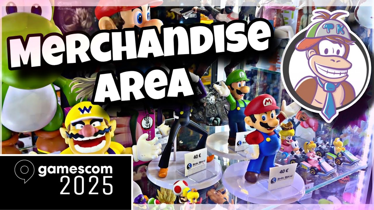 Gamescom 2025 Merchandise Area Rundgang / Tour
