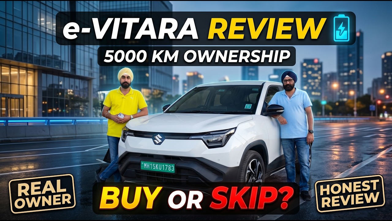 5000 KM With Maruti Suzuki e Vitara ⚡ Honest Ownership Review | Buy or Skip?