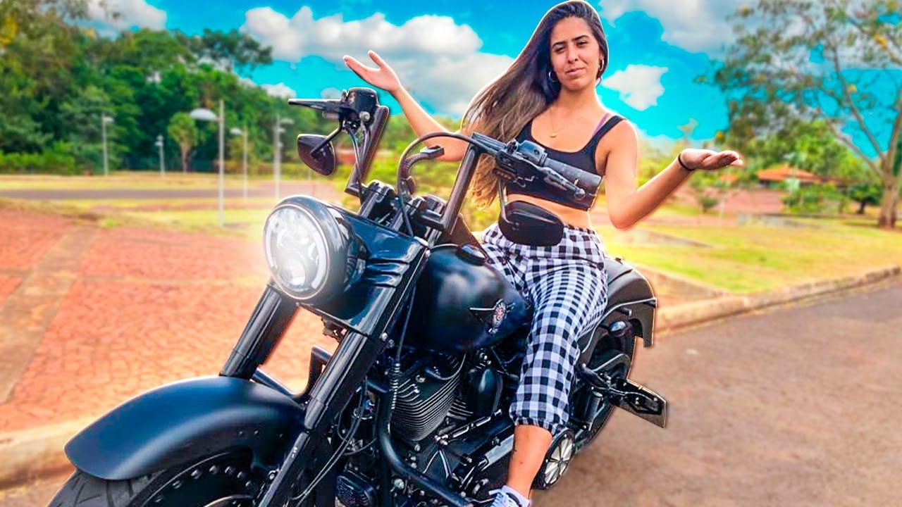 ANDEI NA FAMOSA HARLEY 1600 😱 *Fat Boy*