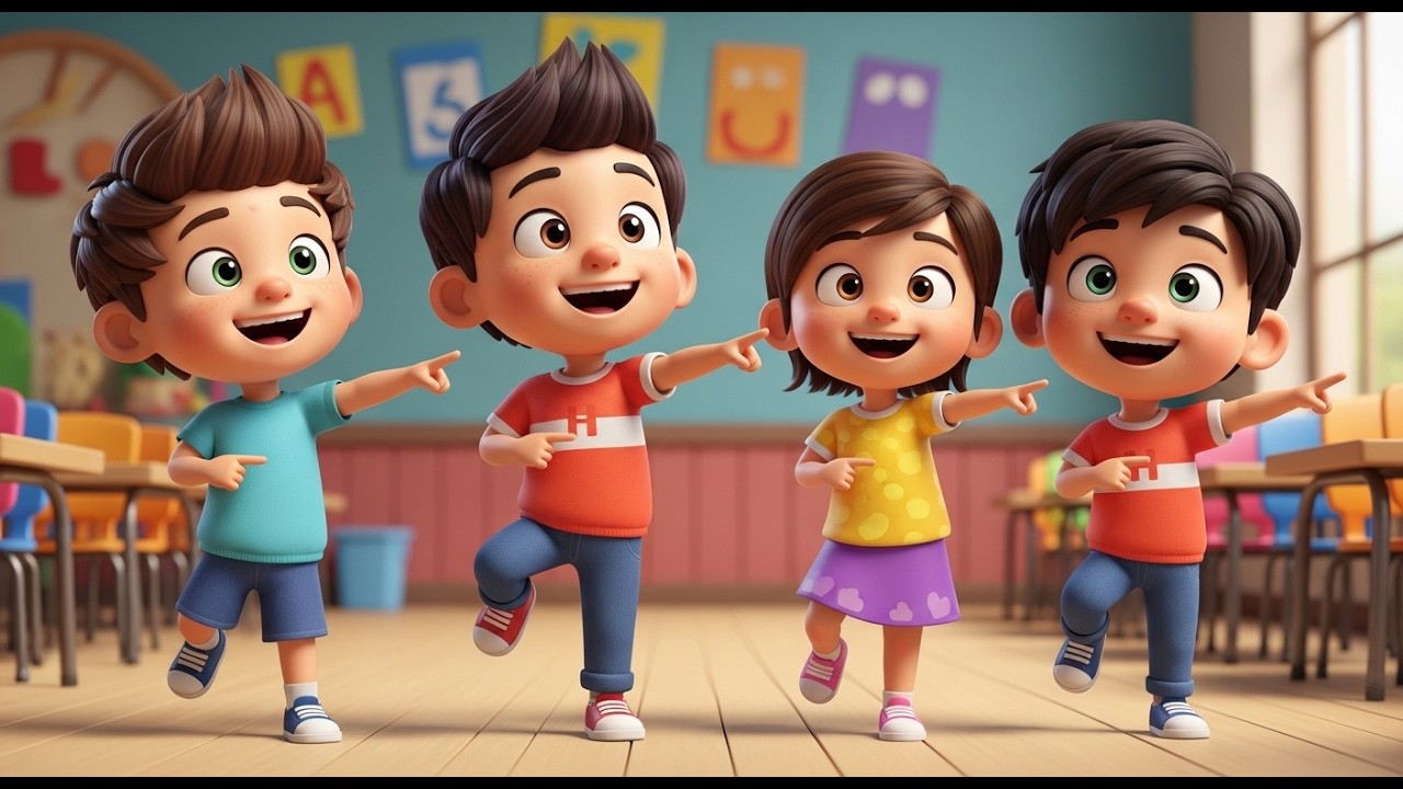 Tête, épaules, genoux et pieds 🧒🎵 | Comptine Bébé | Head Shoulders Knees and Toes – Kids Song