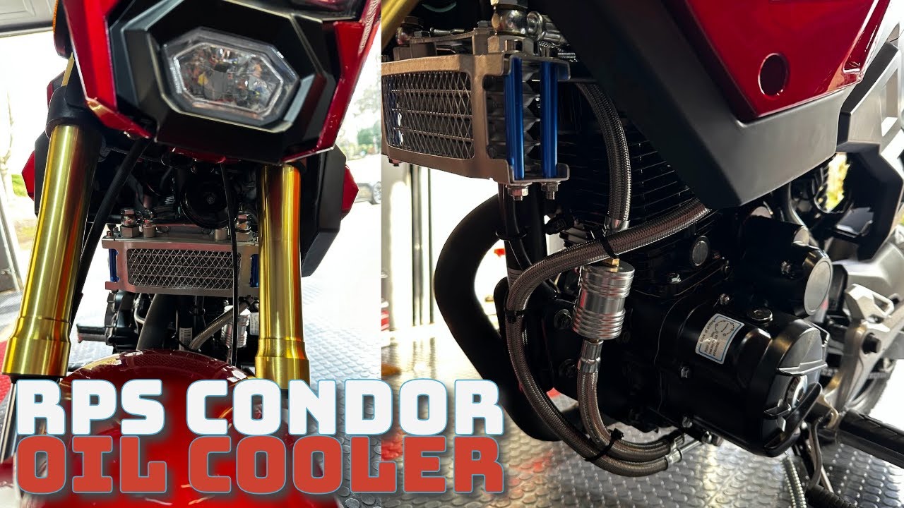 Honda Grom Clone RPS Condor Oil Cooler Install/Upgrade