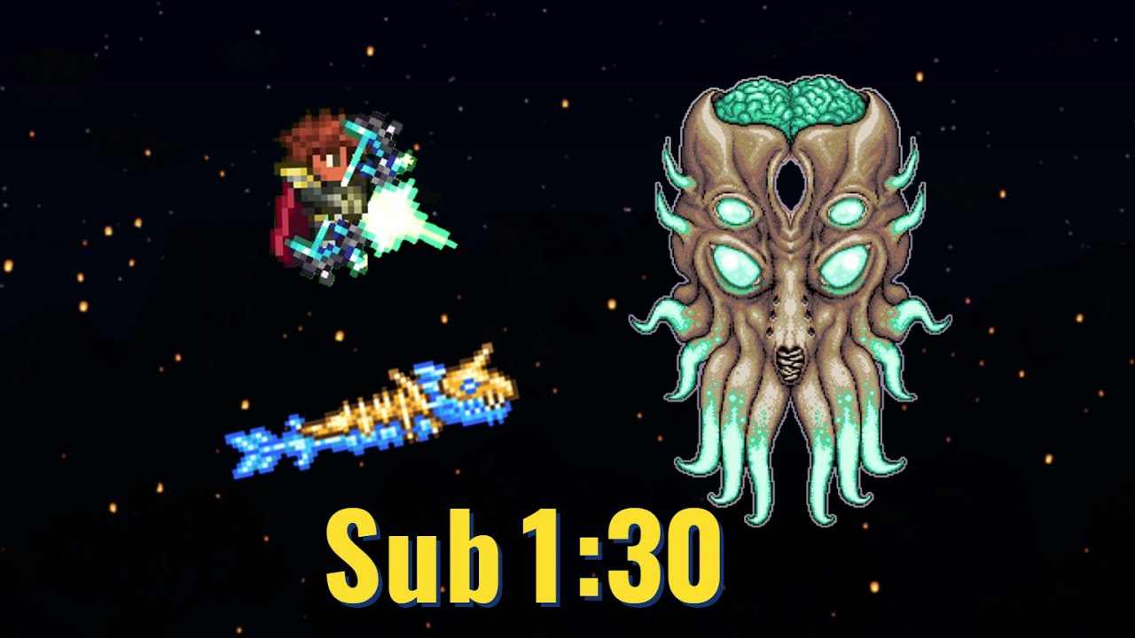 [Former WR] Terraria Speedrun in 1:28:36 (+All Bosses) - 1.4 NMA Random Seed