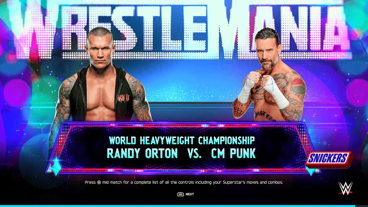 WWE 2K25 Randy Orton vs. CM Punk | The Ultimate No Disqualification War