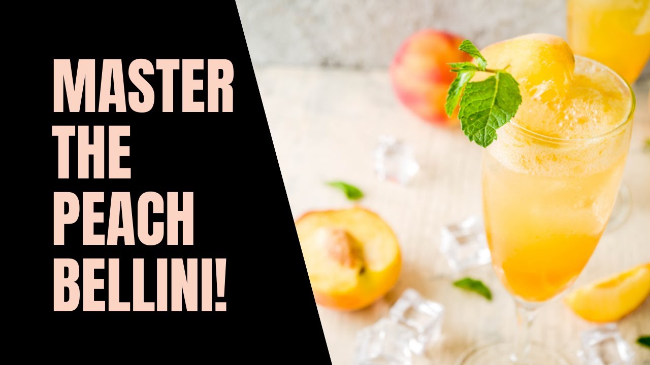 These 3 ingredients are all you need to master the Frozen Peach Bellini!