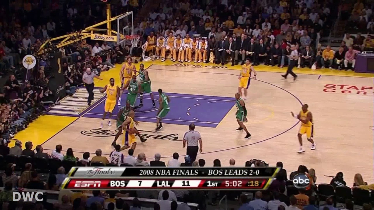 Ray Allen Defense On Kobe Bryant, 2008 Finals, Game 3