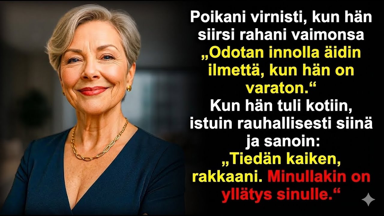 ”Kuvittelen hänen ilmeensä, kun hän näkee tyhjän tilin”, poikani virnisti.